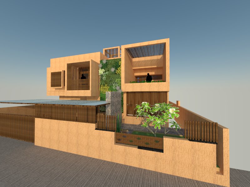 Architectural Design of Joshi House by Architect Dhole and Associates