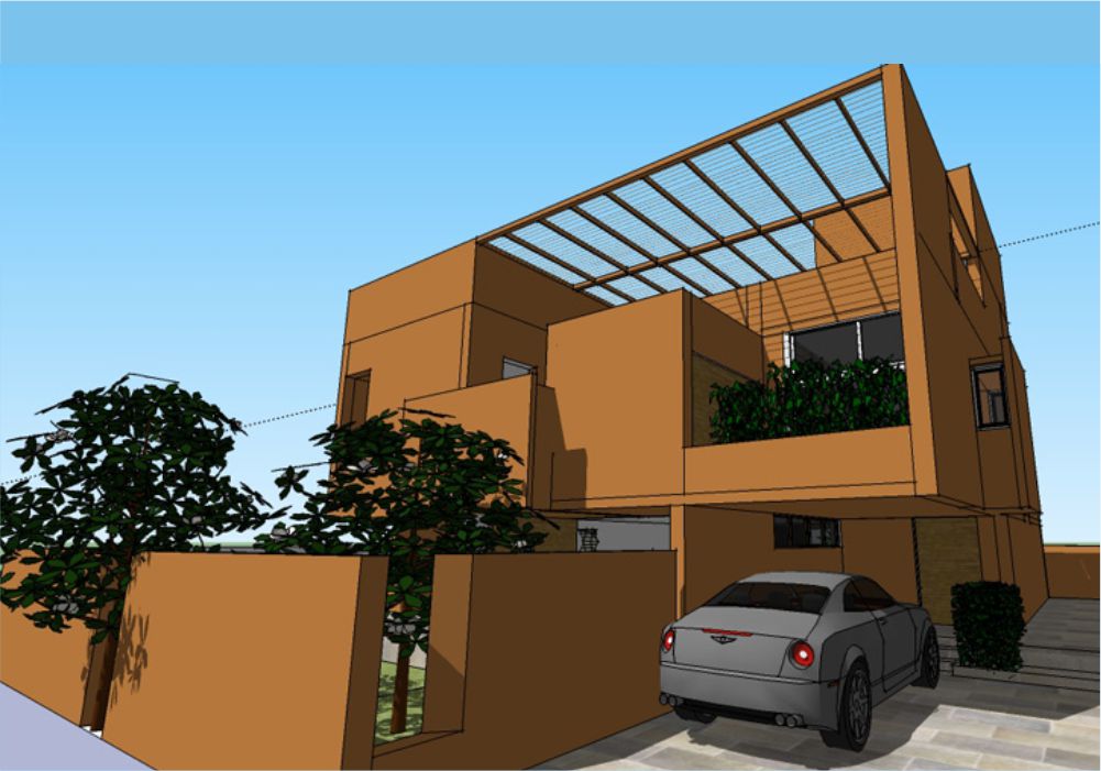 Architectural Design of Kulkarni House by Architect Dhole and Associates