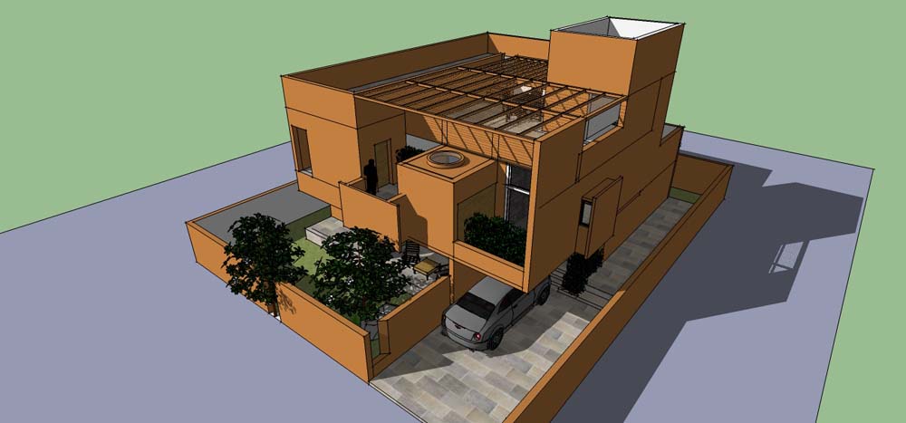 Architectural Design of Kulkarni House by Architect Dhole and Associates