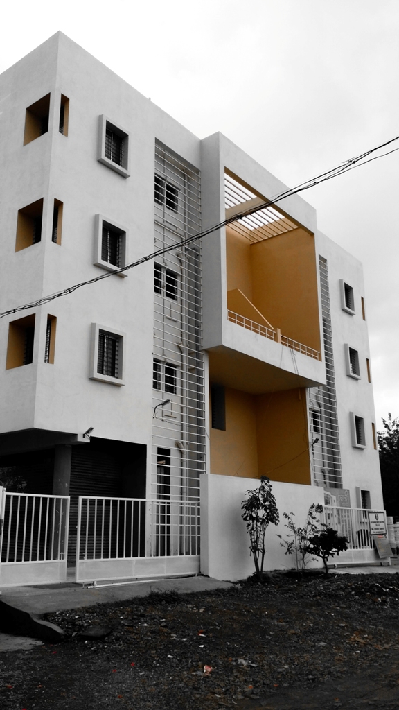 Architectural Design of Pragati Residency by Architect Dhole and Associates
